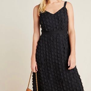 Black textured above the knee dress from Anthropologie (NWT)